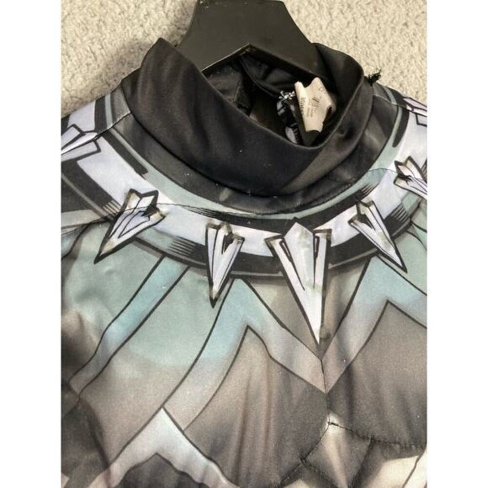 Marvel Black Panther Kids Costume Bodysuit Unisex‎ Size L Superhero Halloween - Picture 10 of 12